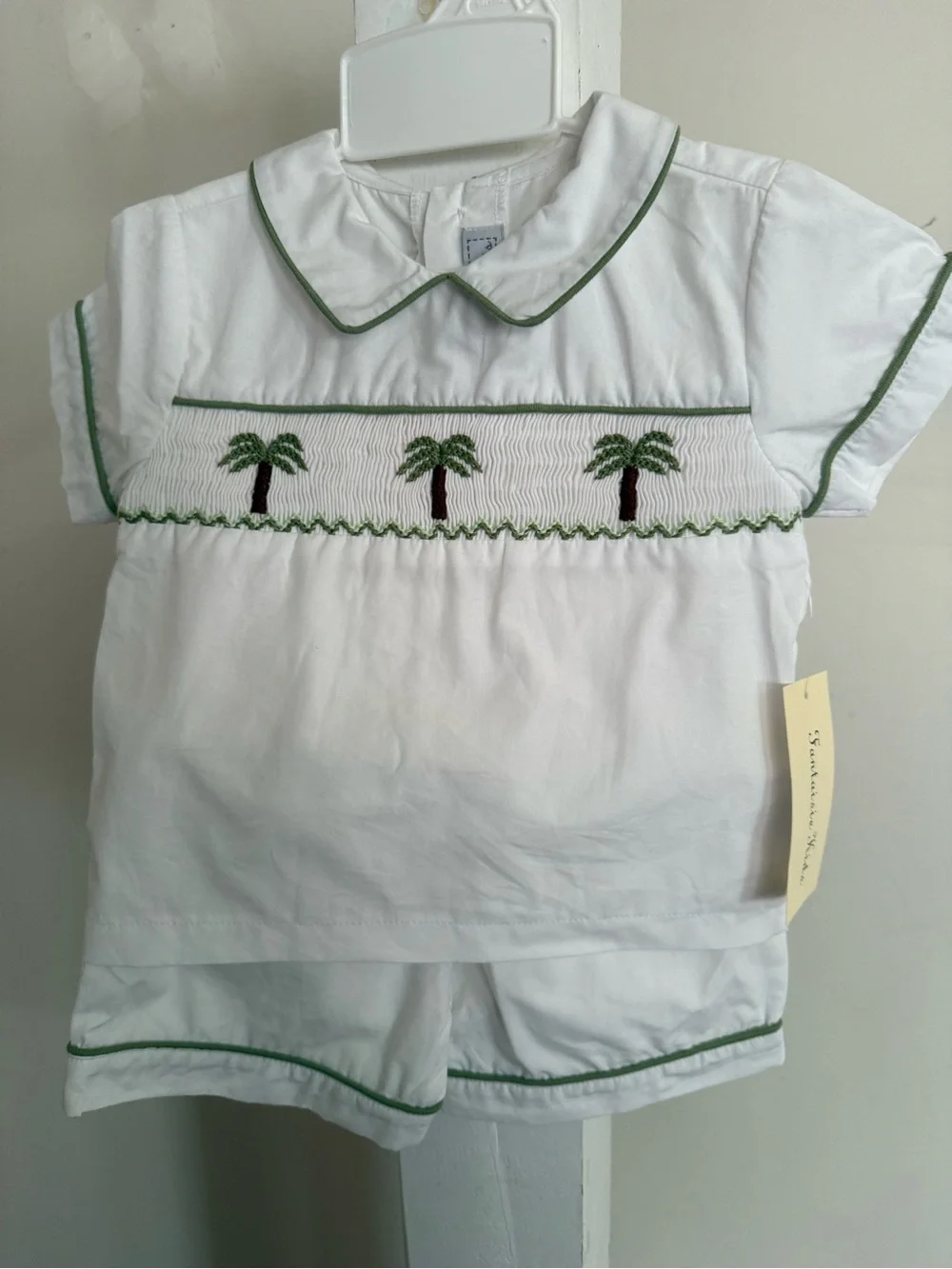 NWT Fantasie Kids Smocked Shorts Set